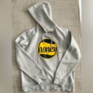 Ganni hooded sweatshirt in grey